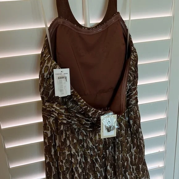 Sparkly animal print halter top dress with jeweled collar - Picture 4 of 7